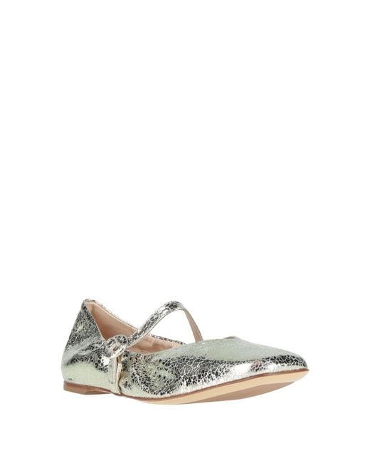 Halmanera White Ballet Flats