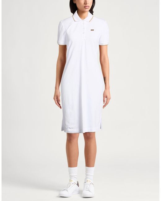 EA7 White Mini Dresses