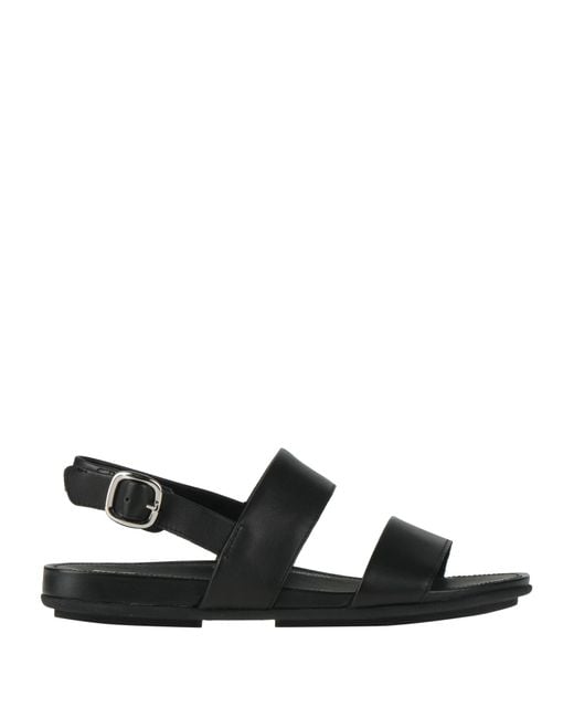Fitflop Black Sandals Leather