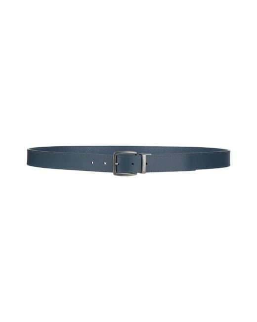 Emporio Armani Blue Belt Leather for men