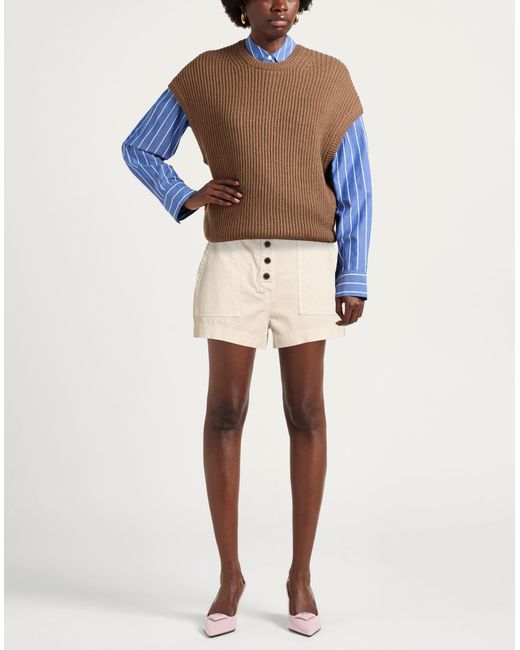 Shorts Jeans di Elisabetta Franchi in Natural