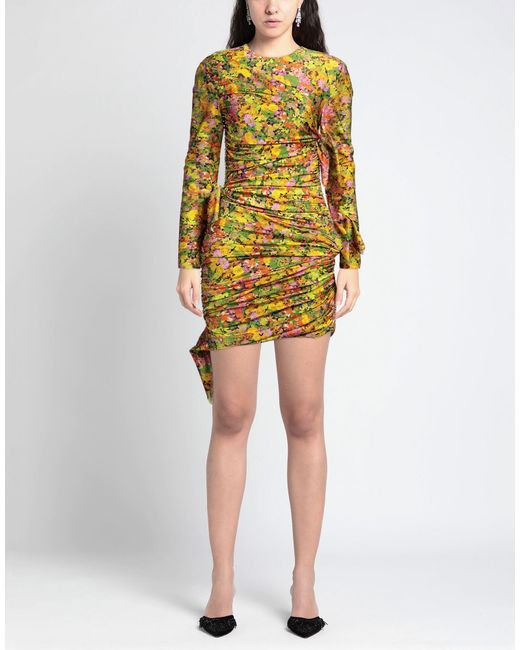 Philosophy Di Lorenzo Serafini Yellow Mini-Kleid