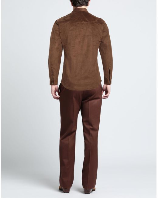 Grey Daniele Alessandrini Brown Shirt for men