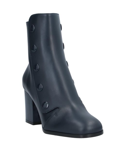 Mulberry Blue Ankle Boots