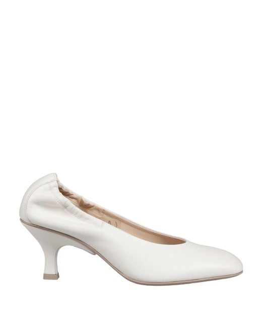 Tod's White Pumps