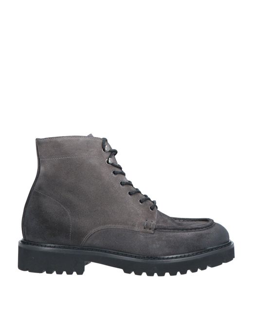 Doucal's Gray Ankle Boots for men