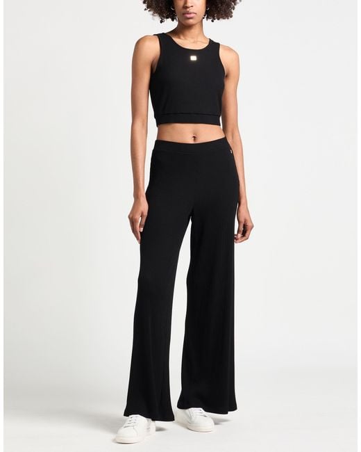 EA7 Black Tracksuit Viscose, Elastane