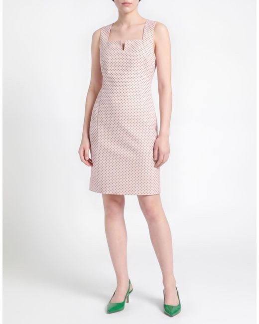 Boutique Moschino Pink Mini Dress Polyester, Cotton