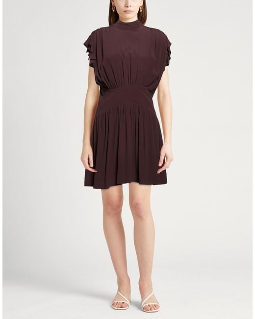 Semicouture Purple Mini Dresses