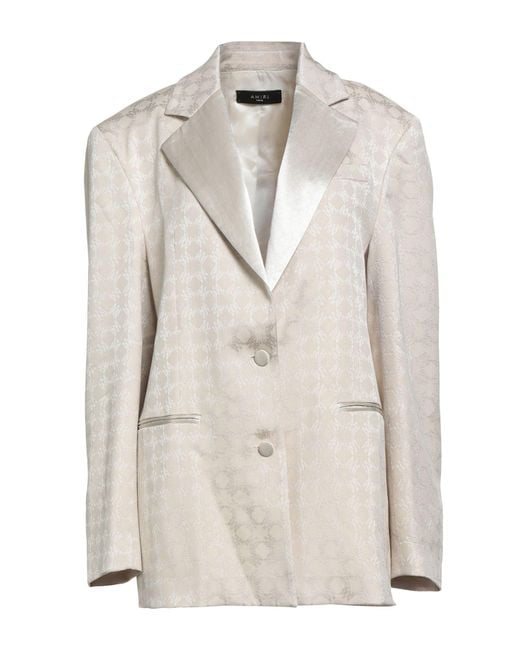 Amiri White Blazer Viscose, Wool, Elastane