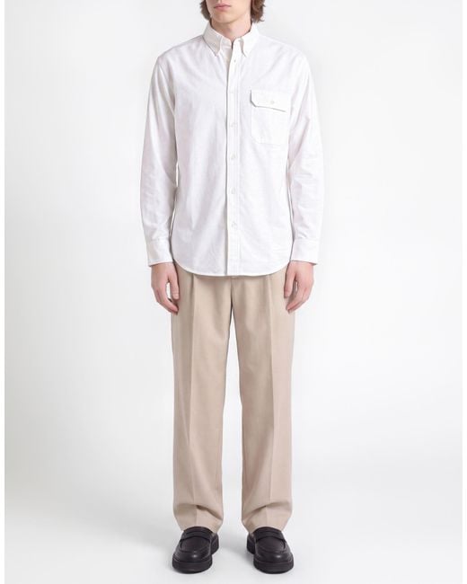 Gramicci White Denim Shirts for men