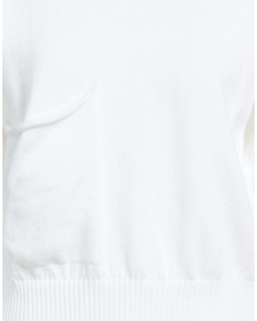 Alpha Studio White Jumper
