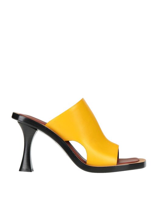 Proenza Schouler Yellow Sandals
