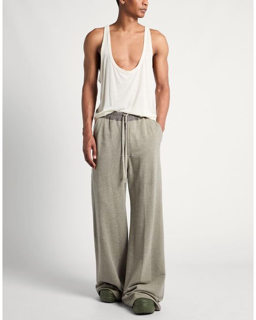 Rick Owens Gray Pants Cotton, Polyester for men