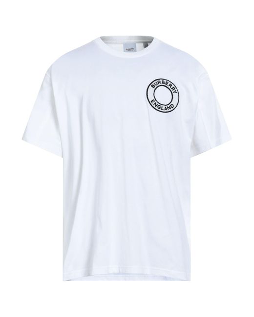 Burberry T-shirt in White for Men | Lyst UK