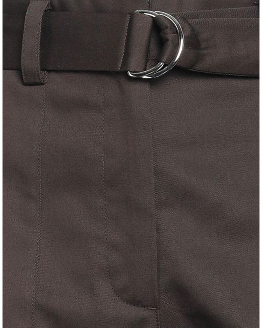 MSGM Gray Pants Cotton, Elastane
