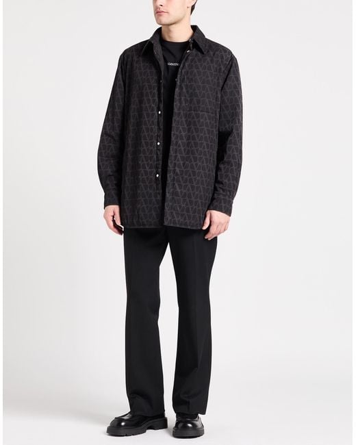 Valentino Garavani Black Shirt Polyester for men