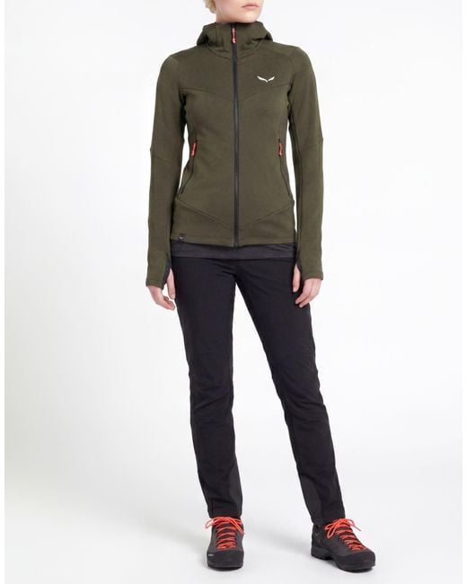 Salewa Green Sella Military Jacket Polyamide, Wool, Elastane