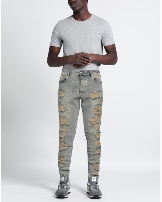Pantaloni Jeans di ICON DENIM in Gray da Uomo
