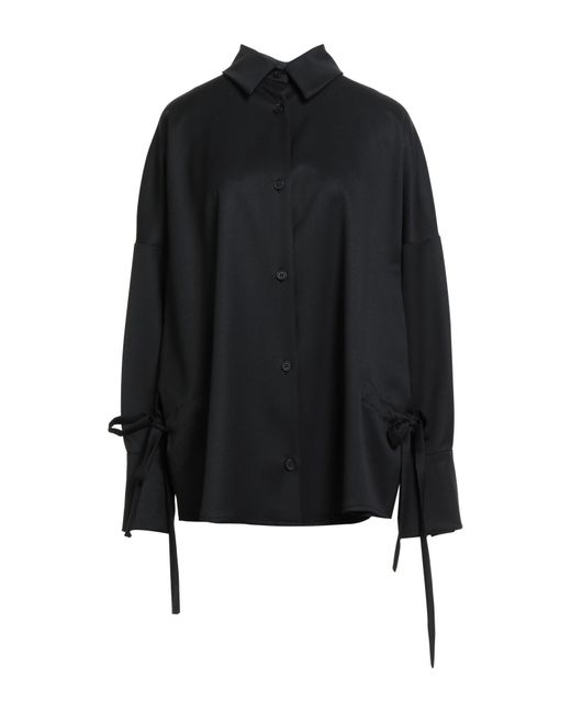 TOOS FRANKEN Black Shirt Virgin Wool