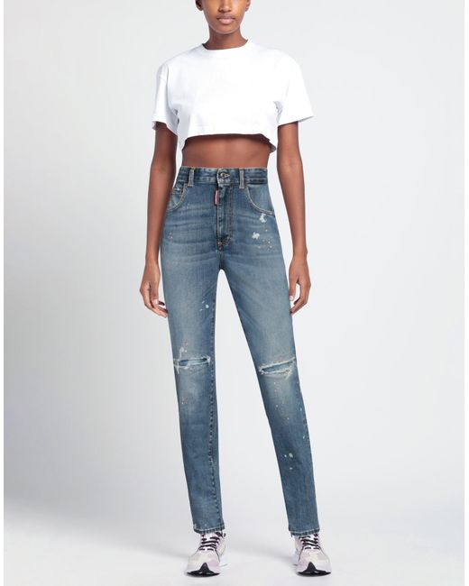 Pantalon en jean DSquared² en coloris Blue