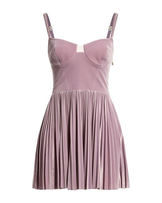Elisabetta Franchi Purple Mini Dresses