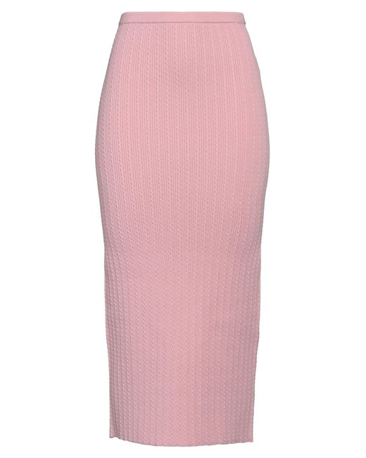 Alessandra Rich Pink Midi-Rock
