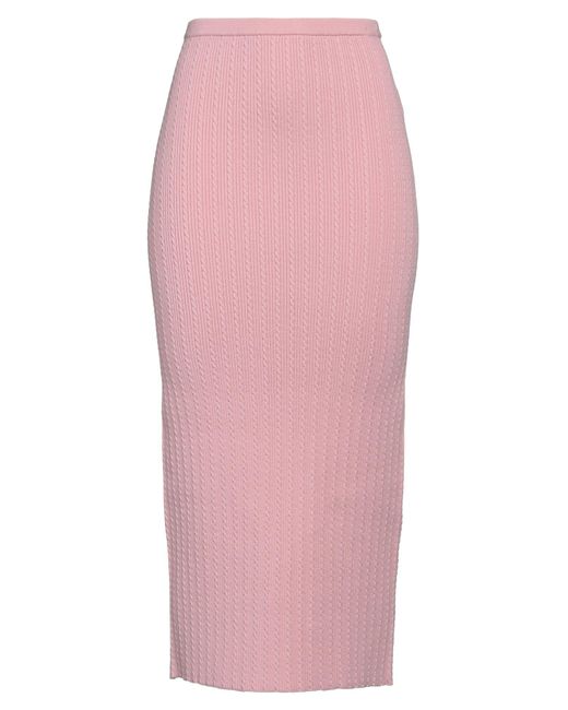 Alessandra Rich Pink Midi Skirt