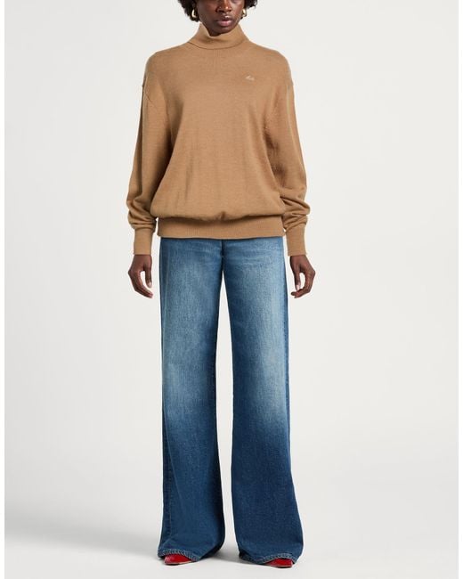 Jijil Brown Sand Turtleneck Merino Wool, Acrylic