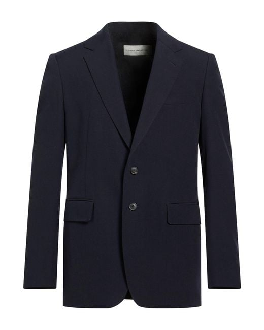 Dries Van Noten Blue Blazer Wool for men