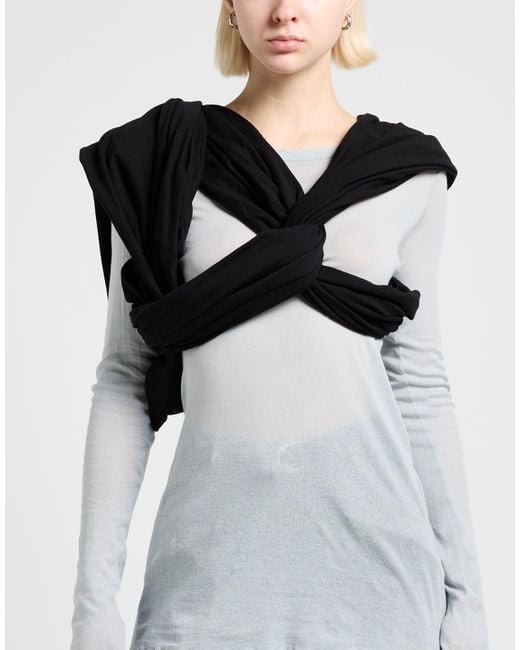 Rick Owens Black Scarf