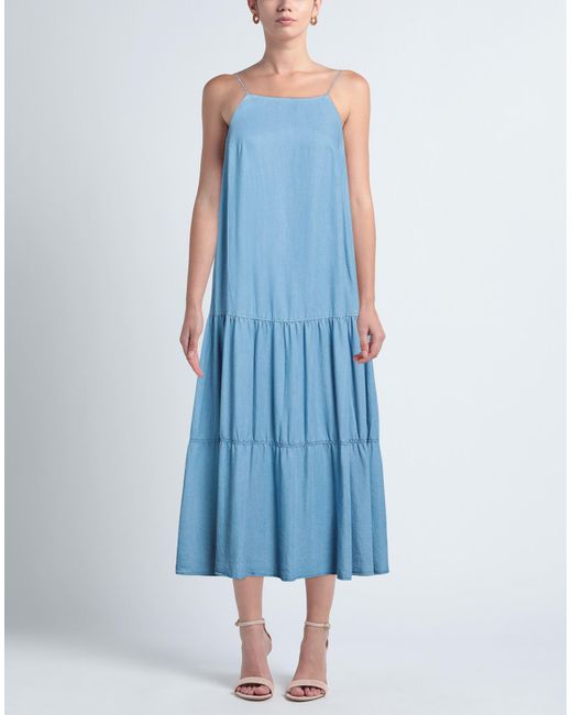 Mother Of Pearl Blue Midi Dress