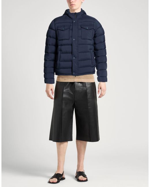 Herno Blue Midnight Puffer Polyamide, Polyurethane for men