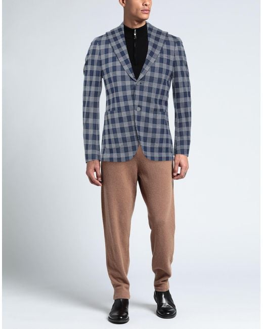 BRERAS Milano Blue Blazer for men