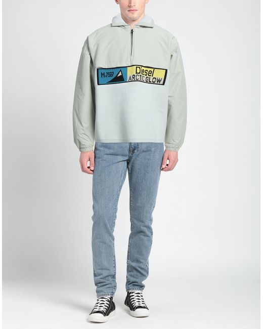 DIESEL Gray Jacket for men
