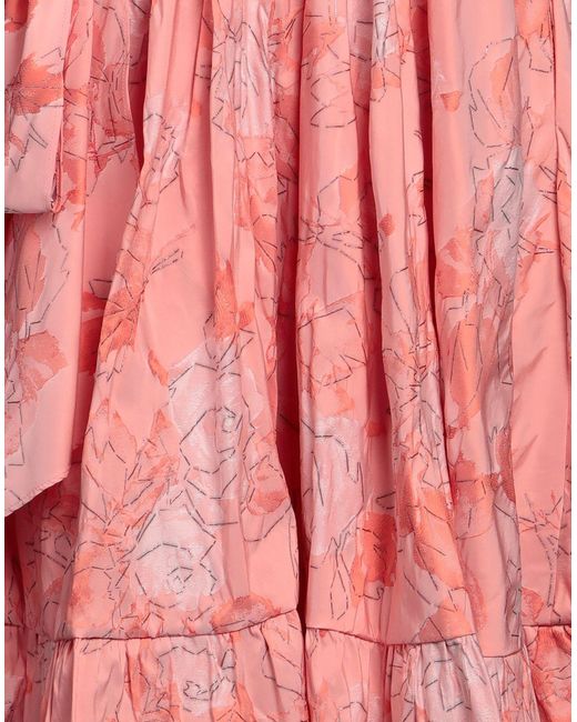 Talbot Runhof Pink Midi Dress