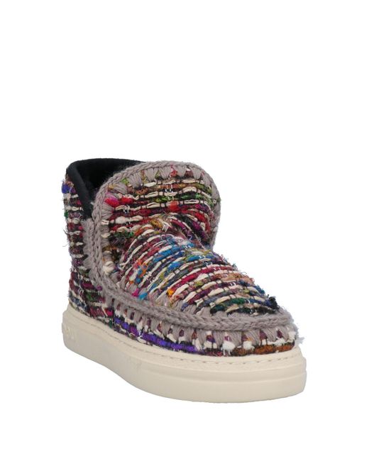 Mou Gray Ankle Boots