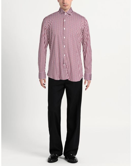 Camisa Sonrisa de hombre de color Red