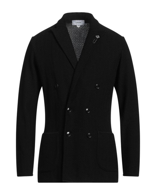 Blazer Lardini pour homme en coloris Black