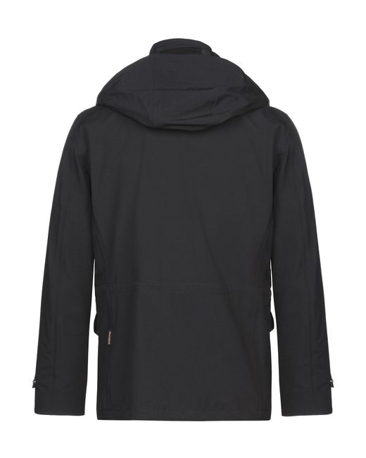 Moorer Blue Jacket Polyamide, Elastane for men