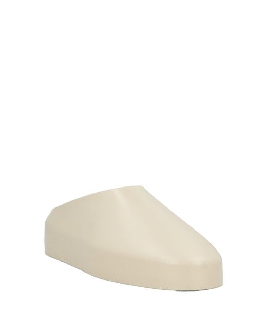 Fear Of God White Light Mules & Clogs Rubber for men