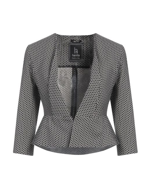 Hanita Gray Jacket Polyester, Elastane