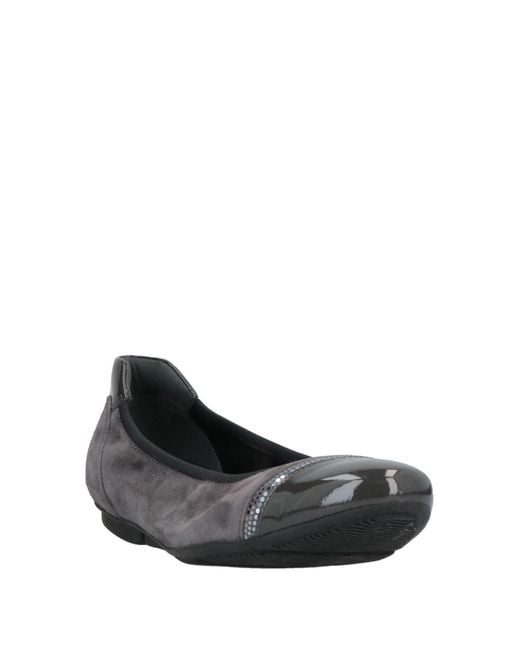 Hogan Gray Ballet Flats