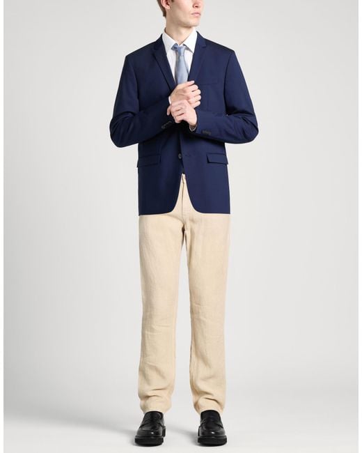 120% Lino Natural Trouser for men
