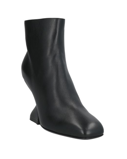 Ferragamo Black Ankle Boots