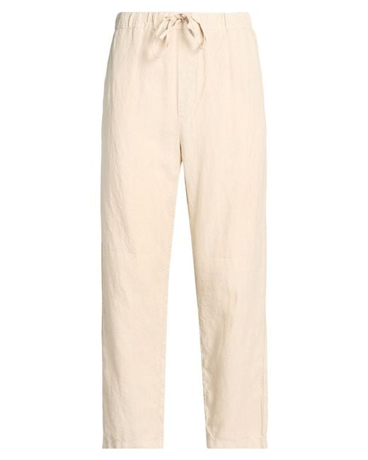 120% Lino Natural Trouser for men
