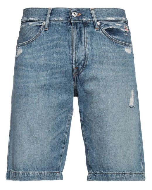 Roy Rogers Blue Denim Shorts for men