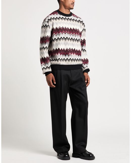 Missoni Gray Sweater Wool, Cotton for men