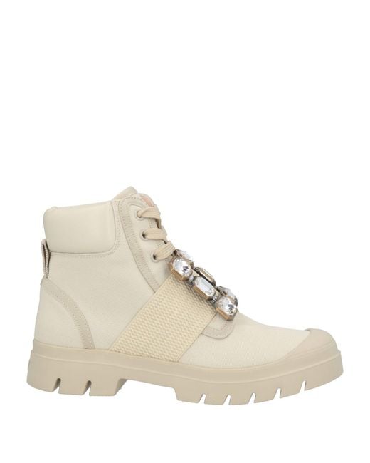 Roger Vivier Natural Ankle Boots