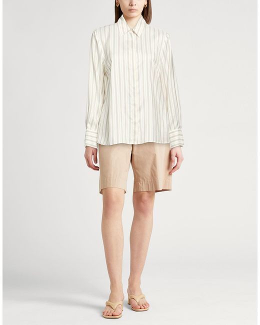 Peserico White Light Shirt Silk